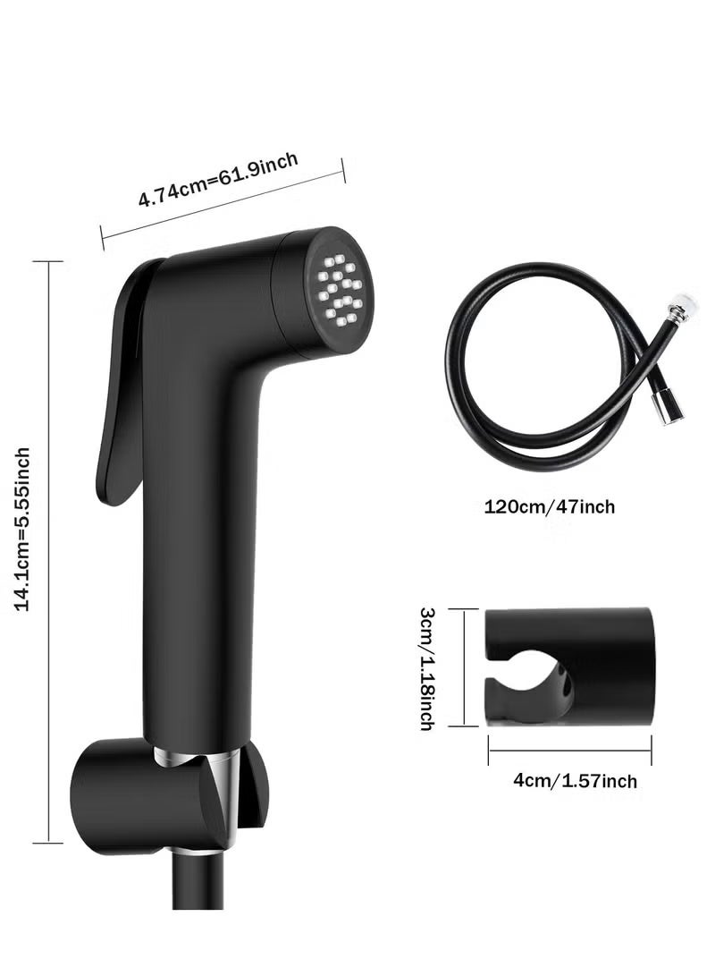 Bidet Shattaf Set, Handheld Adjustable Bidet Sprayer for Toilet, Standard Muslim Shower Set, with Bathroom Bidet Spray Shattaf Hose - Image 5
